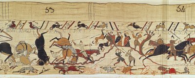 Normans and English Fall Side by Side in Battle by Unbekannt Unbekannt